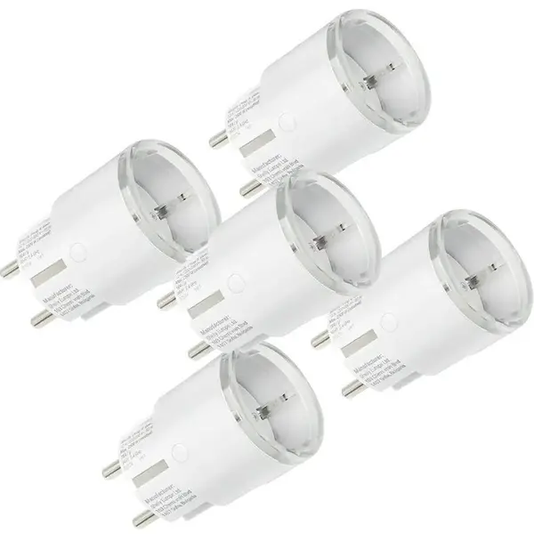 Pachet 5 Shelly Plug S Gen3 Alb Prize inteligente WiFi, Matter, Bluetooth, monitorizare consum 3800238072292