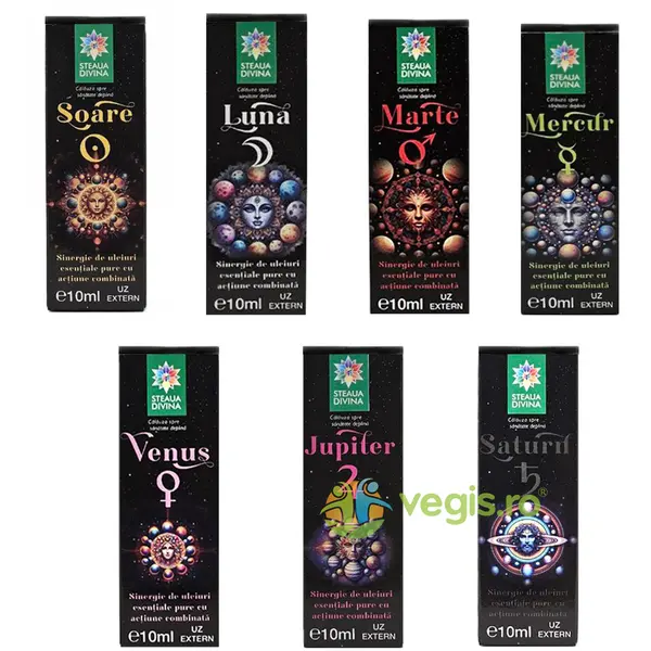 Pachet 7 Uleiuri Esentiale (Sinergii Planetare)