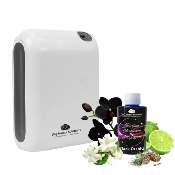 Pachet - Aparat de odorizare 10Q AromaLux Future 400 cu Bluetooth + Rezerva
