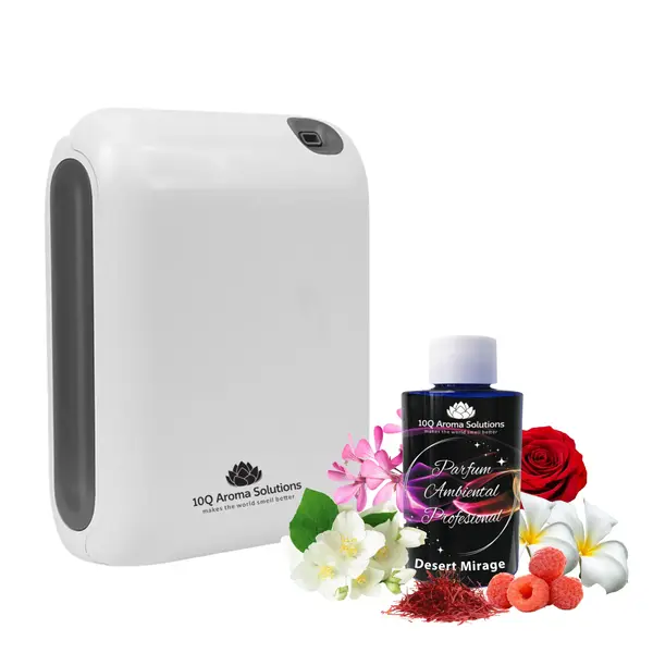 Pachet - Aparat de odorizare 10Q AromaLux Future 400 cu Bluetooth + Rezerva