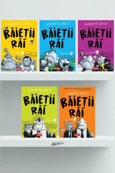 Pachet Băieții răi 5 volume - Aaron Blabey