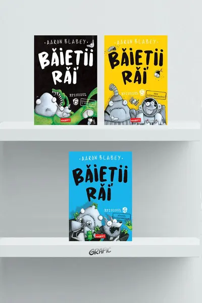 Pachet Băieții răi (volumele 4-6) - Aaron Blabey