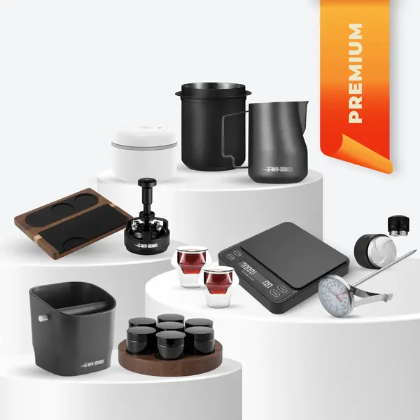 Pachet: Barista premium - Negru / Alb / Negru