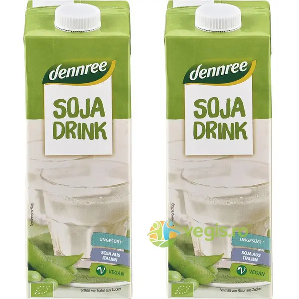 Pachet Bautura de Soia Natur Ecologic/Bio 1L+1L