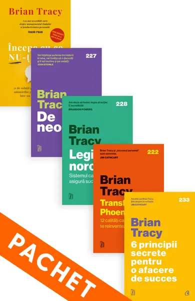 Pachet Brian Tracy – „Productivitate fără scuze“
