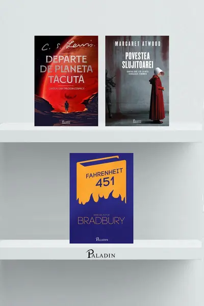 Pachet capodopere SF (Fahrenheit 451, Povestea slujitoarei,Trilogia Cosmică) - C.S. Lewis, Margaret Atwood...