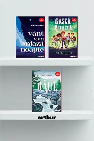 Pachet cărți cu aventuri (Gașca Pericol, Râul, Vânt spre miazănoapte) - Gary Paulsen, Tom Fletcher