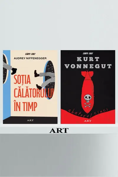 Pachet Cărți Cult ( Soția călătorului, Abatorul cinci) - Hans Fallada, Kurt Vonnegut...