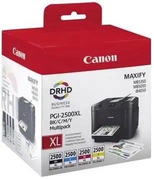 Pachet cartuse cerneala Canon PGI-2500XL MULTI (Negru + Cyan + Magenta + Galben)