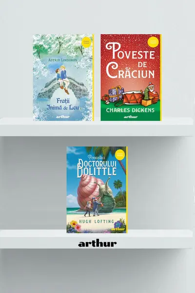 Pachet Classic Yellow ( Frații Inimă de Leu, Poveste de Crăciun, Povestea doctorului Dolittle)
