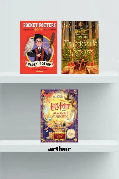 Pachet Crăciun Harry Potter ( Crăciun la Hogwarts, Almanah vrăjitoresc, Pocket Potters 1) - J.K.Rowling