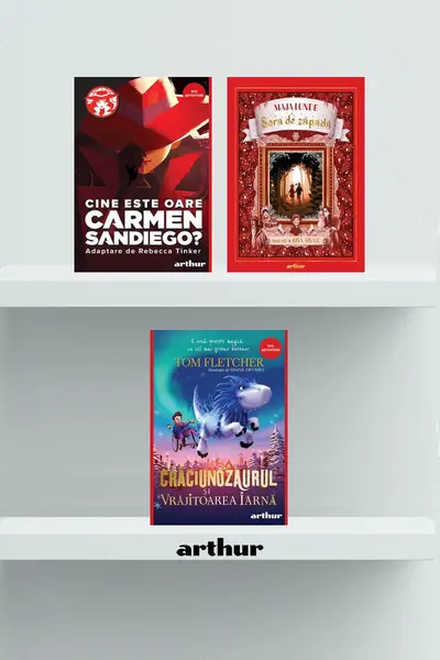 Pachet Crăciun (Sora de zăpadă, Carmen Sandiego,Crăciunozaurul și Vrăjitoarea Iarnă, ) - Tom Fletcher, Maja Lunde
