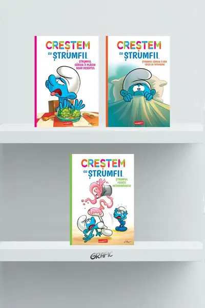 Pachet Creștem cu ștrumfii ( 3 volume) - Falzar, Thierry Culliford, ...