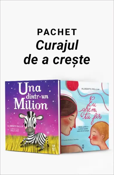Pachet Curajul de a crește. Una dintr-un milion/Eu ghem tu fir - Smriti Halls