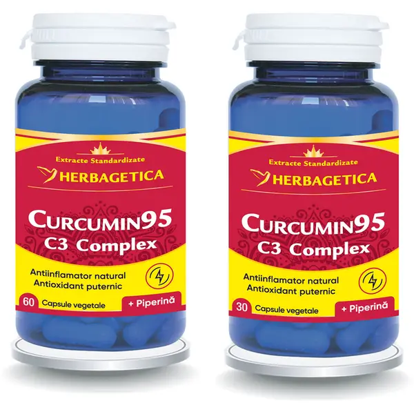 Pachet Curcumin 95 C3 Complex 60cps+30cps
