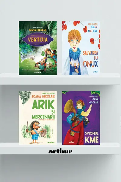 Pachet de autor Ioana Nicolaie ( Arik, Vertijia, Spionul Kme, Onux)