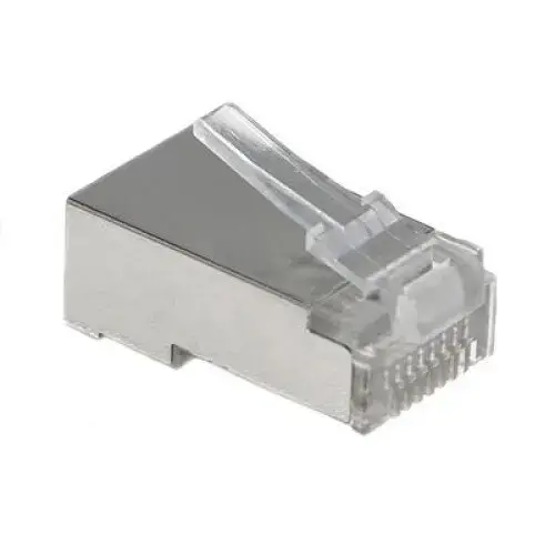 Pachet de conectori modulari ecranati LogiLink, RJ45, cat6, 50 bucati