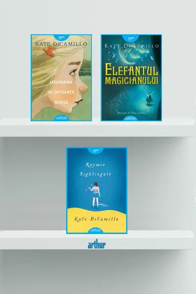 Pachet DiCamillo ( Louisiana se întoarce acasă, Elefantul magicianului, Raymie Nightingale)