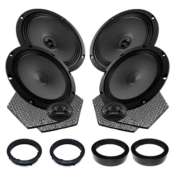 Pachet difuzoare auto Audison Prima dedicat Skoda Rapid 2012-, RMS 100W, 200mm
