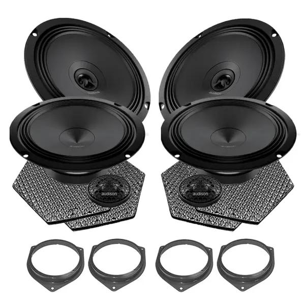 Pachet difuzoare auto Audison Prima dedicat Toyota Rav 4 2012-2018, RMS 100W