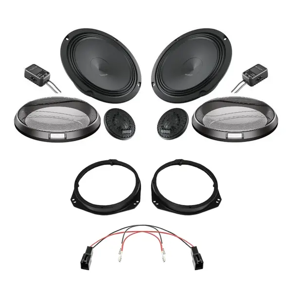 Pachet difuzoare auto Audison Prima dedicat usi fata Alfa Romeo Stelvio, RMS 100 W