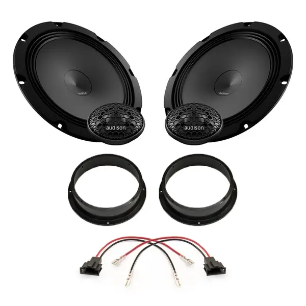 Pachet difuzoare auto Audison Prima dedicat usi fata Audi A1 2010-2018, RMS 100 W