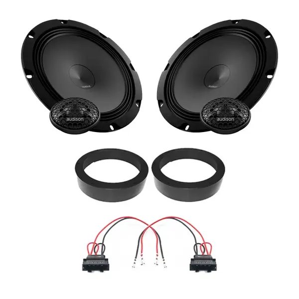 Pachet difuzoare auto Audison Prima dedicat usi fata Volkswagen Caddy 2015-2020, RMS 100W, 200mm