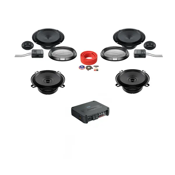 Pachet difuzoare auto cu amplificator dedicat Dacia Sandero II 2012 - 2016 Audison Prima 520 W