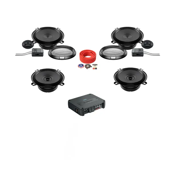 Pachet difuzoare auto cu amplificator dedicat Renault Mégane III 2008 - 2014 Audison Prima 520 W