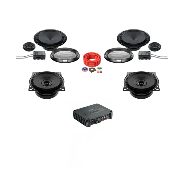 Pachet difuzoare auto cu amplificator dedicat Škoda Fabia I 6Y facelift 1999 - 2007 Audison Prima 520 W