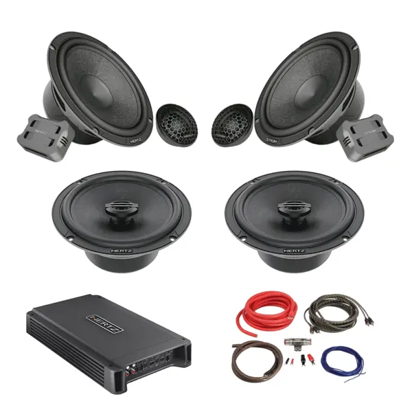 Pachet Difuzoare Auto cu amplificator Peugeot 3008 2009-2016 Hertz Cento 760 W