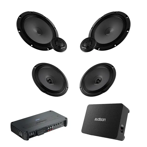 Pachet Difuzoare Auto cu subwoofer Audi Q7 4M 2016-2023 Audison Prima 1010 W