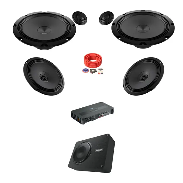 Pachet difuzoare auto cu subwoofer dedicat Audi TT 8J facelift 2010 - 2014 Audison Prima 1000 W