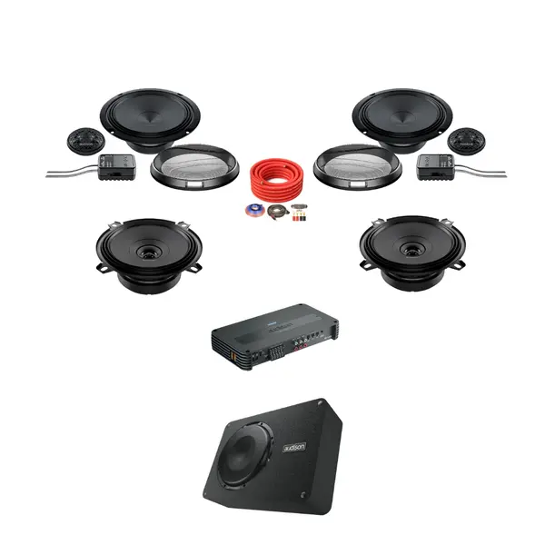 Pachet difuzoare auto cu subwoofer dedicat Renault Captur I 2013 - 2017 Audison Prima 1000 W