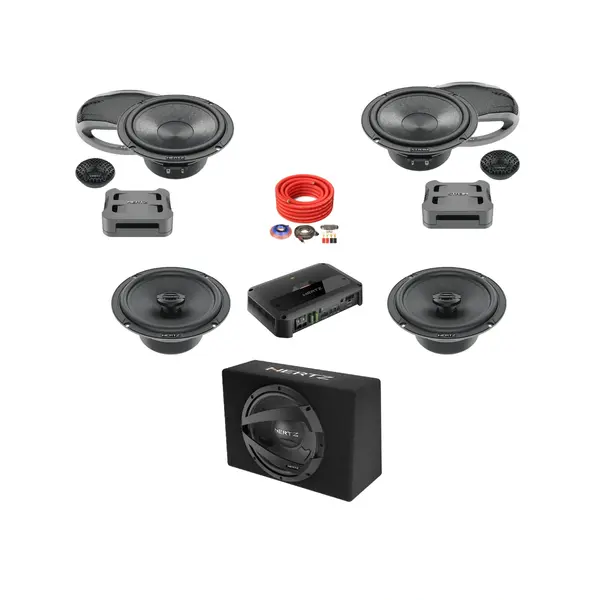 Pachet difuzoare auto cu subwoofer dedicat Renault Scénic IV 2016 - 2022 Hertz Cento 1030 W