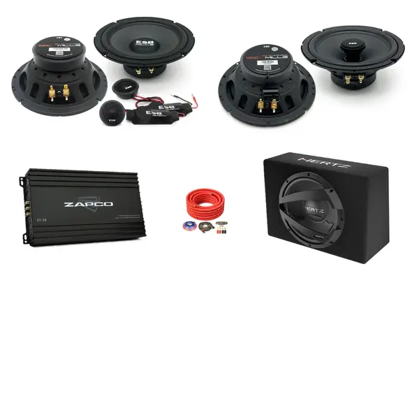 Pachet difuzoare auto cu subwoofer dedicat Renault Zoe facelift 2019 - 2024 ESB 1000 530 W