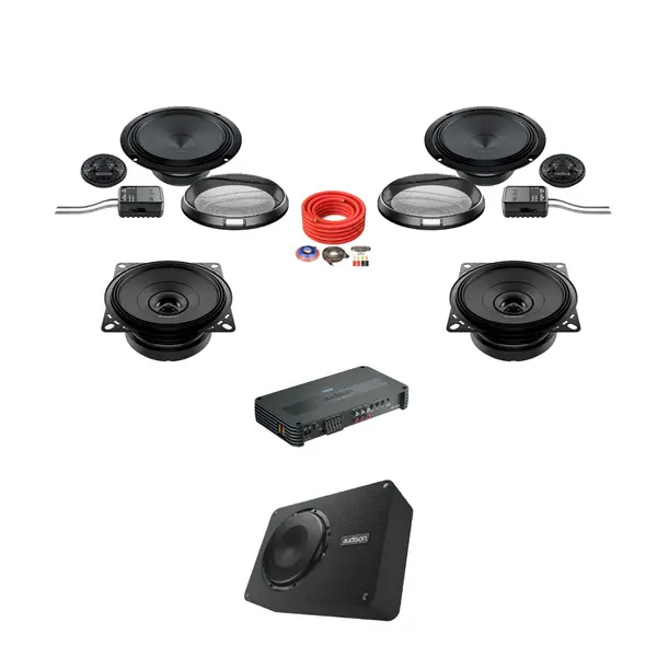 Pachet difuzoare auto cu subwoofer dedicat Škoda Fabia I 6Y facelift 1999 - 2007 Audison Prima 1000 W