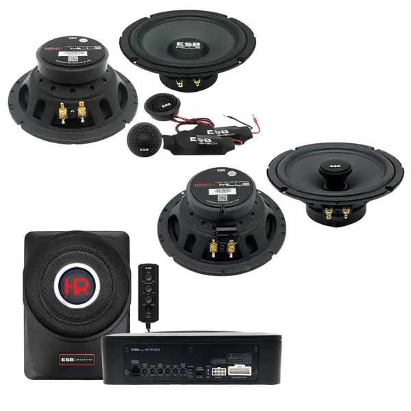 Pachet Difuzoare Auto cu subwoofer Fiat Freemont 2011-2016 ESB 1000 340 W