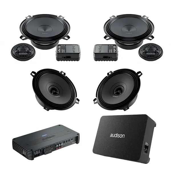 Pachet Difuzoare Auto cu subwoofer Lancia Ypsilon 1995-2003 Audison Prima 1010 W