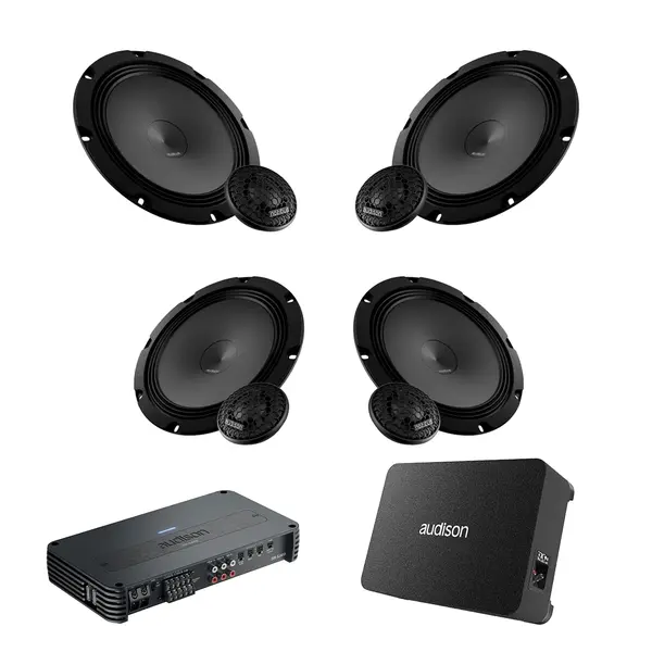 Pachet Difuzoare Auto cu subwoofer Volkswagen Touareg 3 2018-2023 Audison Prima 1010 W
