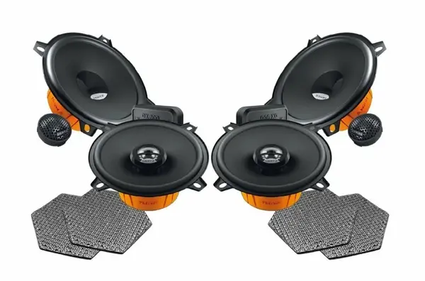 Pachet difuzoare auto Hertz Dieci dedicat Dacia Logan 1 (2004-2012)