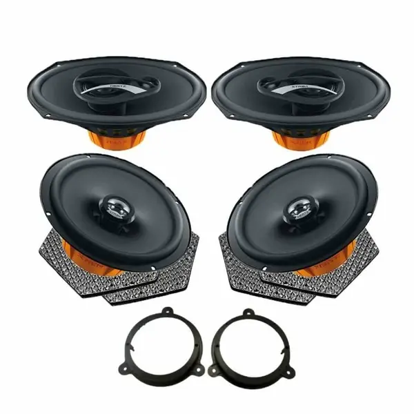 Pachet difuzoare auto Hertz Dieci dedicat Nissan Navara 2015-, RMS 90W