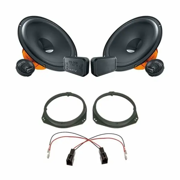 Pachet difuzoare auto Hertz Dieci dedicat usi fata Fiat 500 2010-, RMS 80W