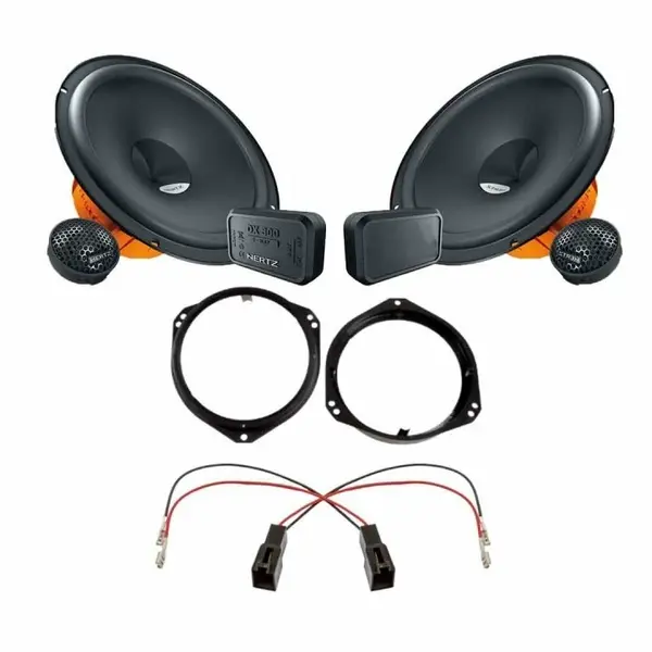 Pachet difuzoare auto Hertz Dieci dedicat usi fata Fiat Bravo 2007-2014, RMS 80W