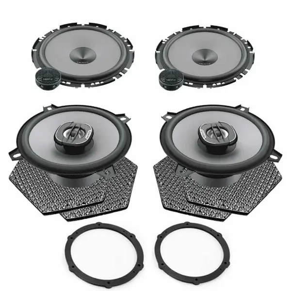 Pachet difuzoare auto Hertz Uno dedicat Citroen C3 2009-2016, RMS 70W