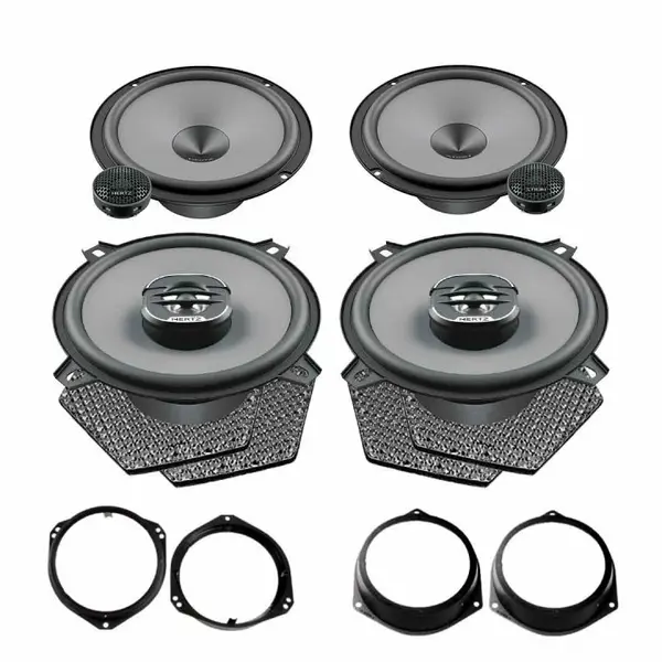 Pachet difuzoare auto Hertz Uno dedicat Fiat Punto 2005-2018, RMS 75W