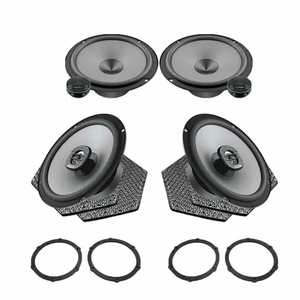 Pachet difuzoare auto Hertz Uno dedicat Peugeot 208 2019-, RMS 75W