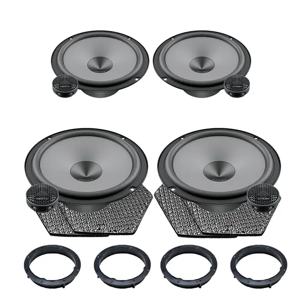 Pachet difuzoare auto Hertz Uno dedicat Seat Ateca 2016-, RMS 75W