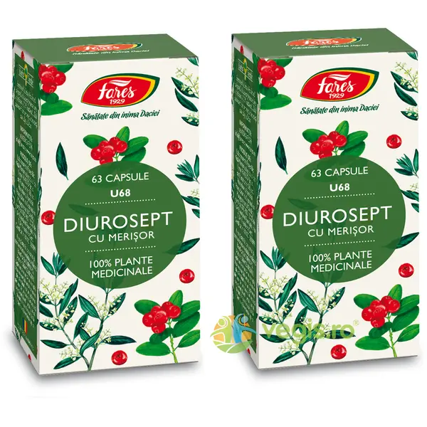Pachet Diurosept cu Merisor (U68) 63cps+63cps