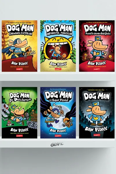 Pachet Dog Man (6 volume) - Dav Pilkey